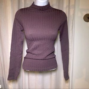 Mauve long sleeve top
